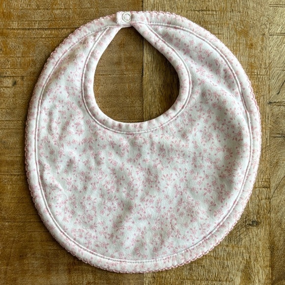 Kissy Kissy Other - NWOT Kissy Kissy Floral Pink Baby Bib